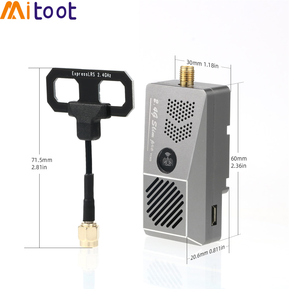 Happymodel 2.4G ExpressLRS ELR - Happymodel Expresslrs Elrs Es24Tx Pro 1000Mw recension och pris